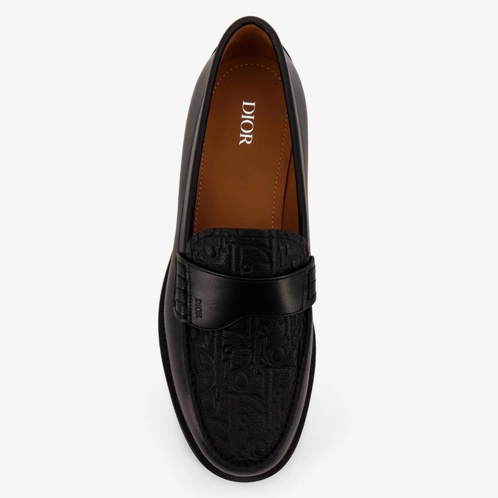 Dior Men's Elegant Black Slip-On Loafers - Picture 1 of 5
